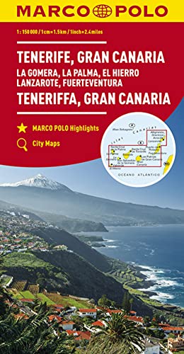 Marco Polo Tenerife, Gran Canaria: Wegenkaart 1:150 000