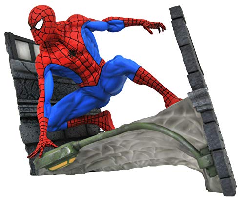 Marvel Comics Spider-Man Comic Webbing PVC Diorama, multicolor (Diamond Select Toys SEP182341) , color/modelo surtido