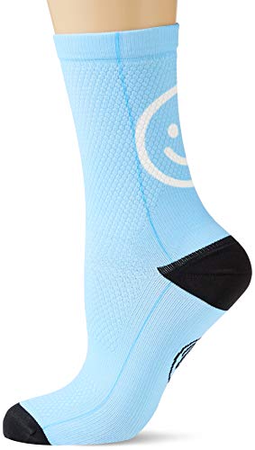 MB WEAR Socks Smile Light Blue L/XL, Unisex Adulto, Azul, Medio
