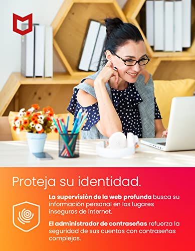 McAfee Total Protection 2022 | 5 dispositivos | 1 año | Antivirus, seguridad Internet, administrador contraseñas, VPN, protección de identidad | PC/Mac/Android/iOS | Descargar