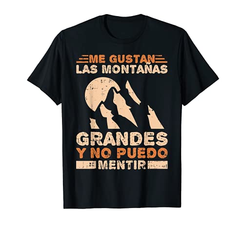 Me Gustan Las Montanas Grandes Viajero Viajar Mundo Regalo Camiseta