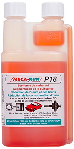 MECA-RUN P18 P18500 - Aditivo para Aceite de Motor, Frasco de 500 ml