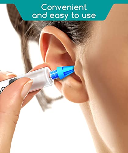 Medi Grade Kit de Jeringuilla para Limpieza de Oídos y 3x Puntas Suaves para Sacar Cera - Limpiador de Oidos Reutilizable - Mejora la Audición y la Salud del Oido - Jeringa Oidos Casero