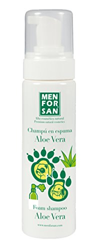 MENFORSAN Champú en Espuma con Aloe Vera para Roedores, Conejos y Hurones - 200 ml