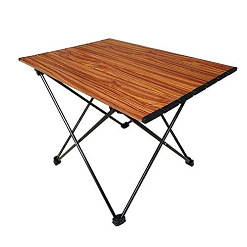 Mesa de centro mesa de camping al aire libre plegable portátil 7075 aleación de aluminio picnic al aire libre mesa plegable mesa de aleación de aluminio súper luz (Color : C)