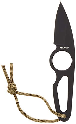 Mil-Tec – Neck Knife con Cadena de 18 cm