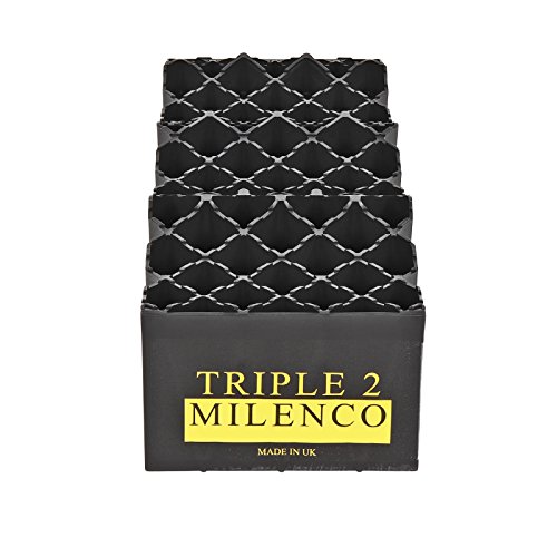 Milenco Triple nivel 2 cuñas (2 unidades, incluye bolsa & Cruz burbuja