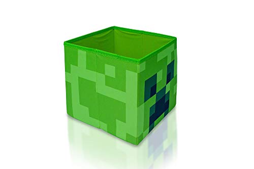 Minecraft Creeper Storage Cube Organizer Storage Cube | 10-Inch Bin