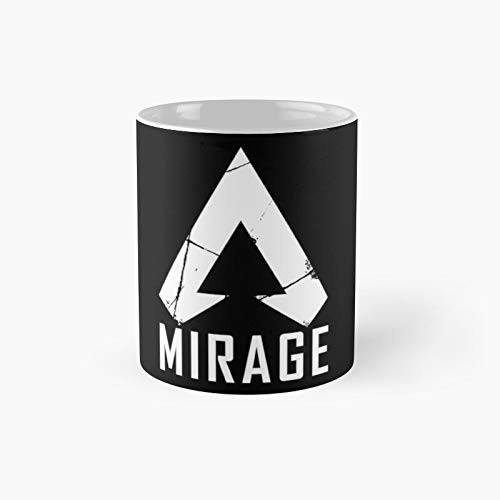 Mirage Logo Apex Legends - Taza clásica con el símbolo del mejor regalo, tazas de café divertidas, 11 onzas