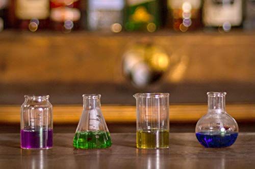 MIXOLOGY CHEMICAL SHOT GLASSES SET OF 4 by Mixology