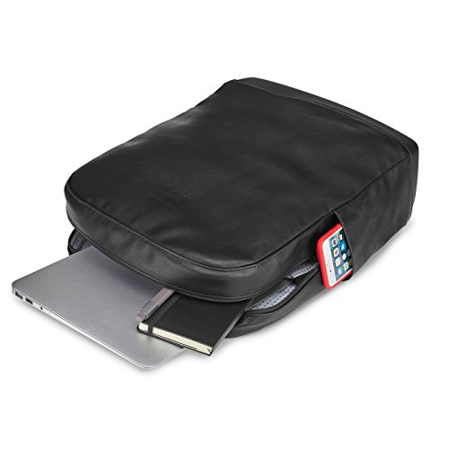 Moleskine - Mochila Clásica para Ordenador Portátil, Tablet y iPad de hasta 15'', Tamaño 32 x 42 x 11 cm, Negro