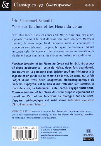 MONSIEUR IBRAHIM ET LES FLEURS DE CORAN (Classiques & contemporains)