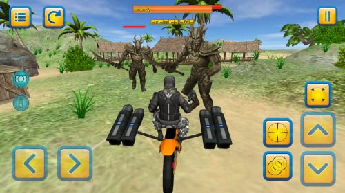 Motorbike Beach Fighter 3D - Motorcycle Shooter Game