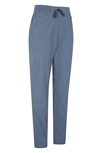 Mountain Warehouse Explorer Womens Trousers - UV Protection Ladies Pants, Lightweight Bottoms, Shrink & Fade Resistant, Multiple Pockets-Best for Outdoors, Picnic, Parks Azul 54