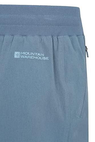Mountain Warehouse Explorer Womens Trousers - UV Protection Ladies Pants, Lightweight Bottoms, Shrink & Fade Resistant, Multiple Pockets-Best for Outdoors, Picnic, Parks Gris Oscuro 46