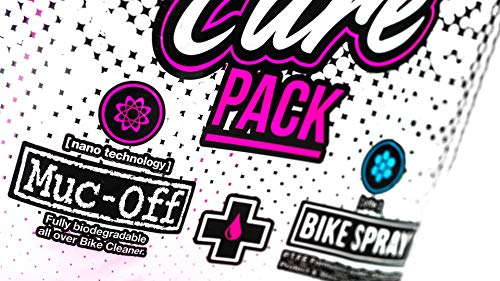 Muc-Off Kit Dúo de Cuidados de Limpieza de Bicicleta Pack con Limpiador y abrillantador, Unisex