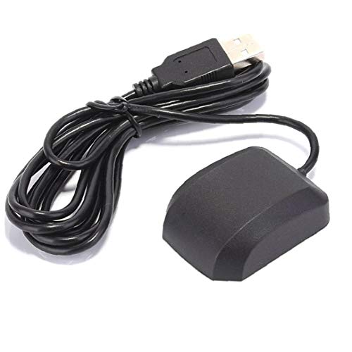 NaiCasy Receptor GPS USB Navegación módulo de Antena VK-162 10 HZ para PC portátil de Coches Sistemas de Seguridad Marinos