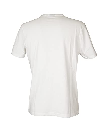 Napapijri Camiseta Hombre Manga Corta Cuello Redondo artículo NP0A4F7C S-Surf Flag SS, 002 Bianco - Bright White, XXL
