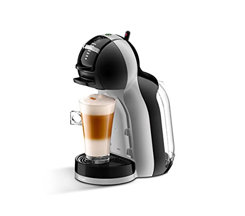 Nescafé Dolce Gusto Mini Me De'Longhi EDG155.BG - Máquina de Café de Cápsulas para Café Espresso con 3 packs de café, 0.8 L, Color Negro, Gris
