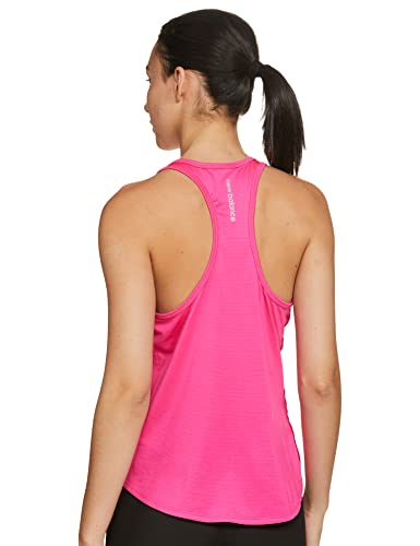 New Balance Accelerate Tank Camisa, Rosa GLO, S para Mujer