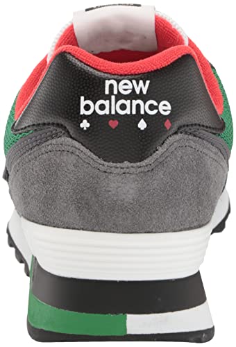 New Balance Men's 574 V2 Full Family Sneaker, Black/Varsity G, 7