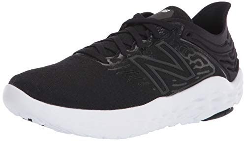 New Balance Men's Fresh Foam Beacon V3 Running Shoe, Black/White, 9.5 M US