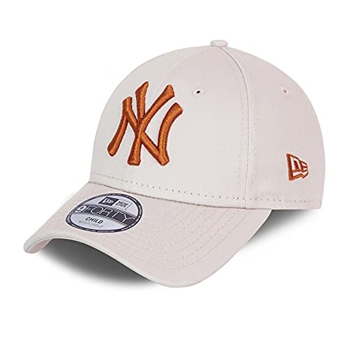 New Era York Yankees MLB Cap 9Forty verstellbar Basecap Kappe Baseball NY Beige - Youth