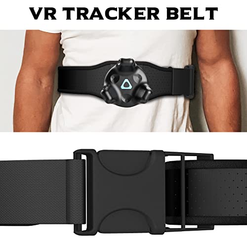 NEWZEROL 1 Juego de cinturón y Pulsera es Adecuado para HTC Vive Tracker 2017,2018, HTC Vive Tracker (3.0), TrackBelt Extended Band Anti Skid Tracking para VR y de Motion Capture -versión actualizada
