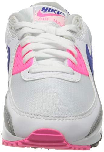 Nike Air MAX 3, Zapatillas Deportivas Mujer, White Vast Grey Concord Pink Blast, 38 EU