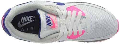 Nike Air MAX 3, Zapatillas Deportivas Mujer, White Vast Grey Concord Pink Blast, 38 EU