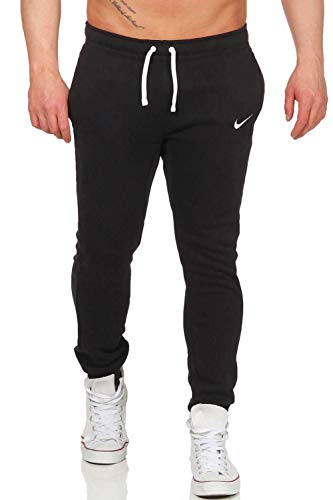 Nike M CFD Pant FLC TM Club19 Sport - Pantalones, Hombre, Black/White, L