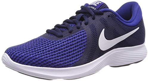 Nike Nike Revolution 4 Eu Zapatillas de Running Hombre, Multicolor (Midnight Navy/White/Deep Royal Blue 414), 41 EU