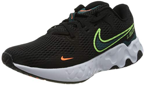 Nike Renew Ride 2, Zapatillas para Correr Hombre, Black Lime Glow Dk Teal Green White Atomic Orange, 45 EU