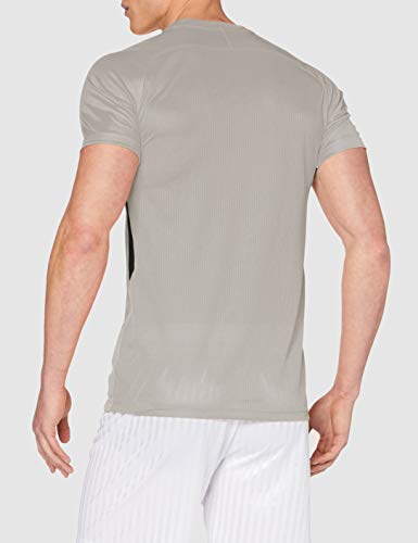NIKE Tiempo Premier SS Camiseta, Hombre, Plateado (Pewter Grey/Black), S