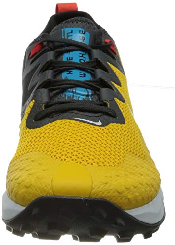 Nike Wildhorse 7, Zapatillas para Correr Hombre, Multicolor Dk Sulfur Pure Platinum Off Noir Laser Blue Chile Red, 43 EU
