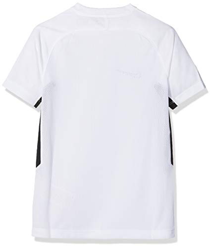 NIKE Y NK Dry Tiempo Prem JSY SS Camiseta de Manga Corta, Niños, Blanco (White/Black), L