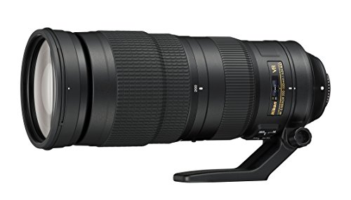 Nikon AF-S NIKKOR 200 – 500 mm f/5.6E ED VR Super teleobjetivo Zoom en Formato FX, Color Negro