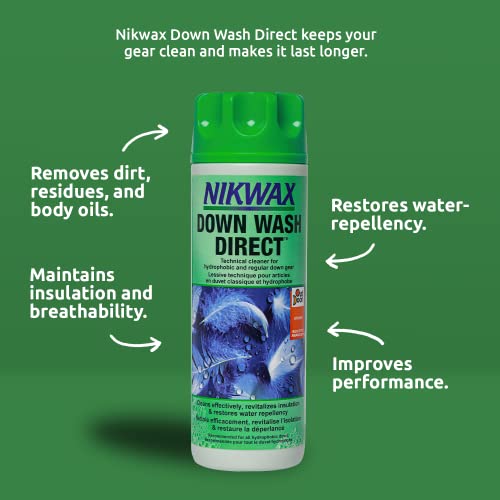 Nikwax Down Wash Direct Detergente, Unisex, Sin Color, 300 ml (Paquete de 1)