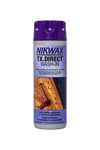 Nikwax TX Directo Wash-In Impermeabilización para la Lluvia Ropa, Unisex, TX Direct Wash-In, Blanco, 300 ml