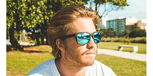 Northweek Bold Jibe - Gafas de Sol para Hombre y Mujer, Polarizadas, Negro/Azul