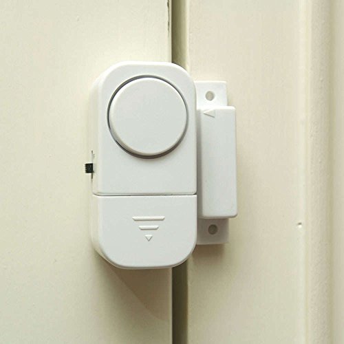 NRS Healthcare ELRO Door and Window Juego de Alarma magnética para Puertas y Ventanas, 3 Unidades, Plástico