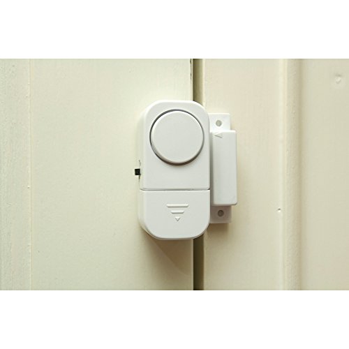 NRS Healthcare ELRO Door and Window Juego de Alarma magnética para Puertas y Ventanas, 3 Unidades, Plástico