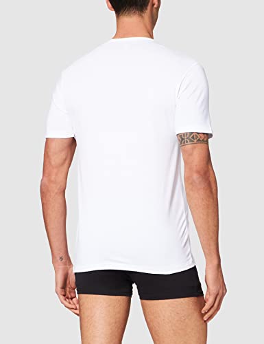 Nur Der - Camiseta interior con cuello de pico para hombre, talla 46, color blanco