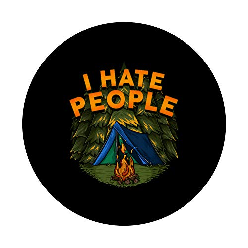 Odio a la gente - Misántropo divertido e introvertido PopSockets PopGrip Intercambiable