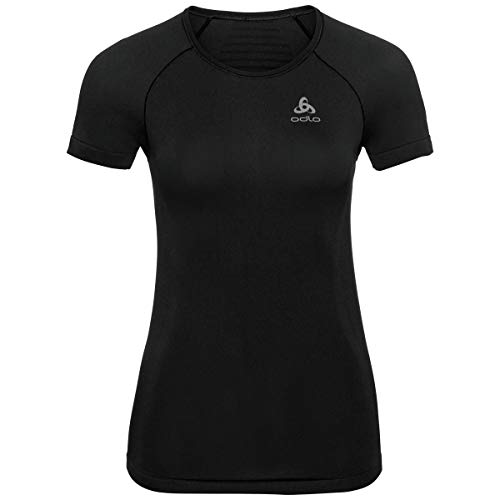 Odlo T-Shirt MC Performance X Light Camiseta Interior Mujer, Mujer, Black, XL