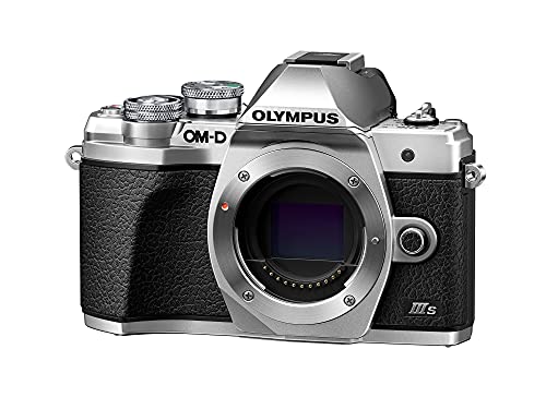 Olympus OM-D E-M10 Mark III S, cámara de 16 megapíxeles, estabilización de Imagen integrada de 5 Ejes, Alta definición LCD, 4K, Wi-Fi, Visor electrónico, Plata