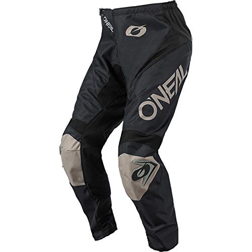 O'Neal | Pantalones de Motocicleta | Enduro Motocross | máxima Libertad de Movimiento, diseño Transpirable y Duradero | Pantalones Matrix Ridewear | Adultos | Negro Gris | Talla 36/52
