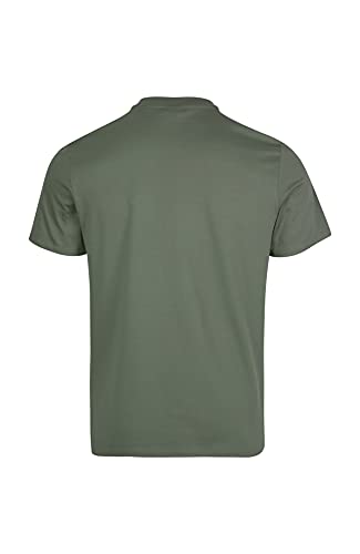 O'NEILL Cube Shortsleeve T-Shirt, Casual Logo Camiseta, Hombre, 6198 Agave Green, L