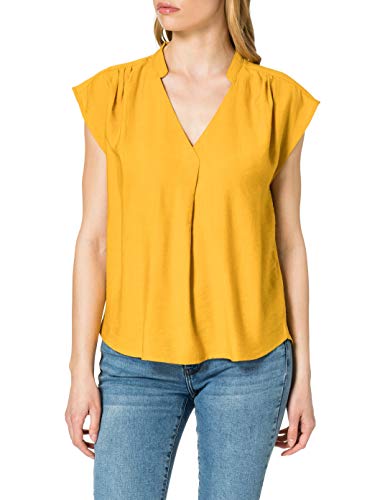 Only Onljosey S/S V-Neck Top Wvn Blusas, Nugget Gold, L para Mujer