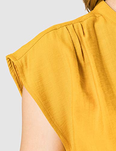 Only Onljosey S/S V-Neck Top Wvn Blusas, Nugget Gold, L para Mujer